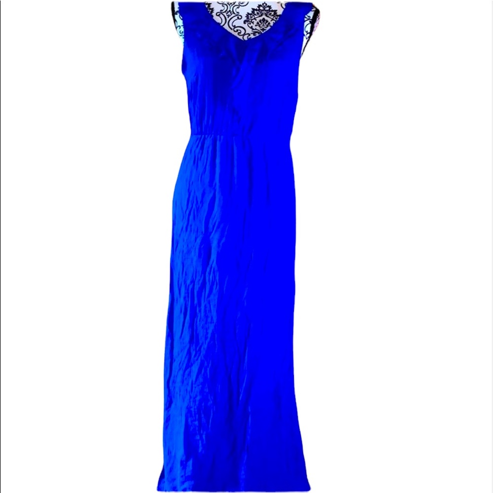 💗3/$12💗 AB Studio Beautiful Crepe/Gauze Fabric Maxi Dress